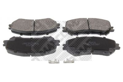 MAPCO 6543 Тормозные колодки и сигнализаторы для NISSAN QASHQAI II SUV (J11, J11_) 2.0 ALL MODE 4x4-i (J11R)