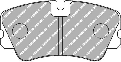 Sada brzdových destiček, kotoučová brzda FERODO RACING FCP546H