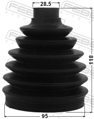 Bellow, drive shaft 1217-CM