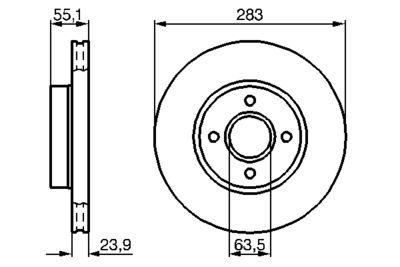 Brake Disc 0 986 478 814