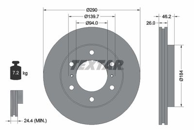 Brake Disc 92167103