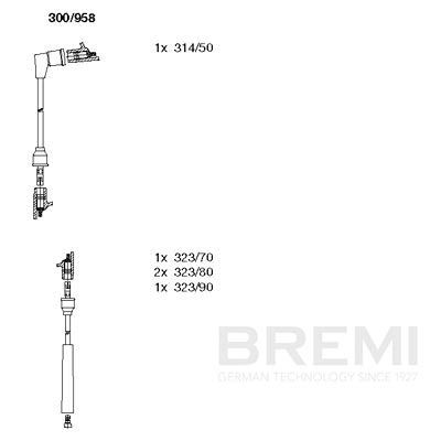 SET CABLAJ APRINDER BREMI 300958