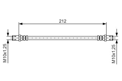 BOSCH Bremsschlauch