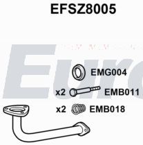 EuroFlo Exhaust Pipe EFSZ8005