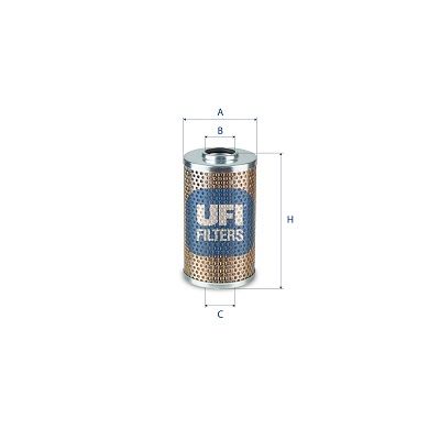 Hydraulisch filter (patroon) past: LINDE H35 D, H45 D, H45 T, 60, 70