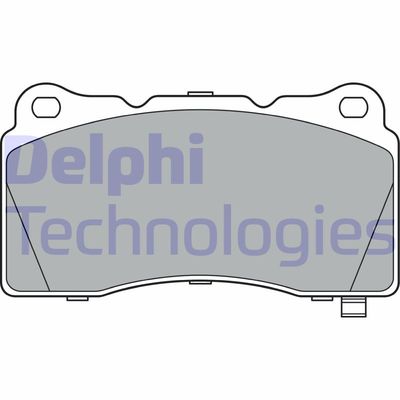Комплект тормозных колодок, дисковый тормоз DELPHI LP3362 для FORD USA MUSTANG