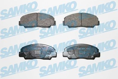 Комплект тормозных колодок, дисковый тормоз SAMKO 5SP381 для DAIHATSU FEROZA