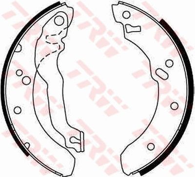TRW GS6229 Тормозные колодки барабанные  для FORD ESCORT IV (GAF, AWF, ABFT) 1.6 Turbo RS