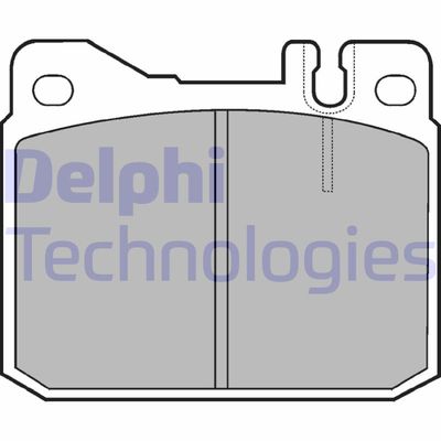 Комплект тормозных колодок, дисковый тормоз DELPHI LP427 для MERCEDES-BENZ 123