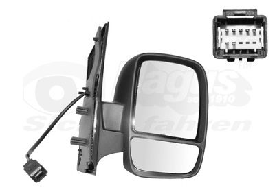 Наружное зеркало VAN WEZEL 0943818 для FIAT SCUDO