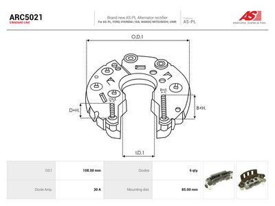 Ensretter, generator AS-PL ARC5021