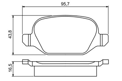 SET PLACUTE FRANA FRANA DISC BOSCH 0986495291 6