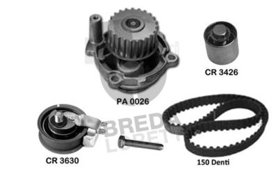 KPA0730A BREDA LORETT Водяной насос + комплект зубчатого ремня