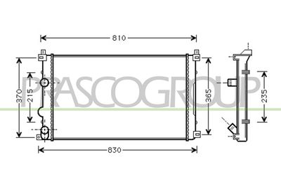 RADIATOR RACIRE MOTOR PRASCO DS960R002