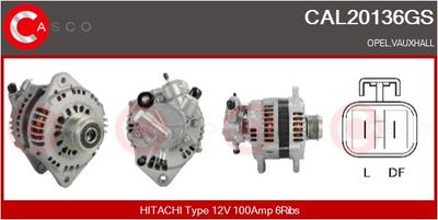 GENERATOR / ALTERNATOR CASCO CAL20136GS