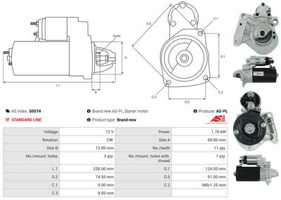 STARTER AS-PL S0574 4