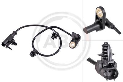 Czujnik, prędkość obrotowa koła A.B.S. 31691