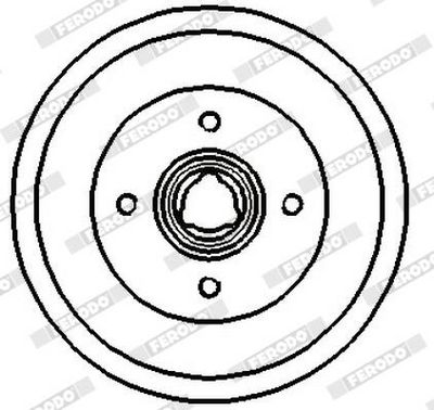 BREMSTROMMEL FERODO FDR329126 2