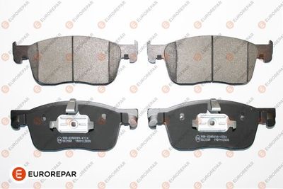Комплект тормозных колодок, дисковый тормоз EUROREPAR 1675991780 для OPEL VIVARO
