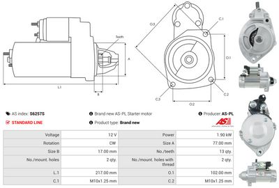 STARTER AS-PL S6257S 4