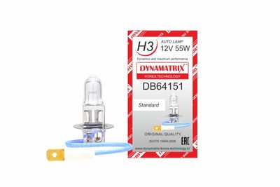 DYNAMATRIX DB64151 Лампа ближнего света  для HYUNDAI ATOS (Хендай Атос)