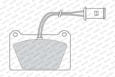 SET PLACUTE FRANA FRANA DISC FERODO FDB842