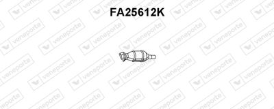 Катализатор VENEPORTE FA25612K для FIAT PALIO