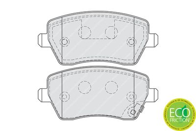 Brake Pad Set, disc brake FDB4069