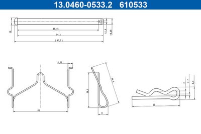 SET ACCESORII PLACUTE FRANA