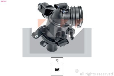 Termostat, środek chłodzący KW 580 875