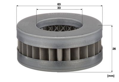 Suodatin, työhydrauliikka MANN-FILTER HD 6005