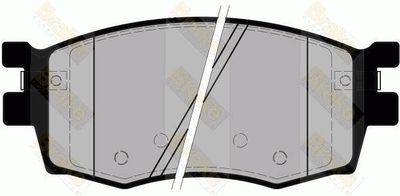 Brake ENGINEERING PA1707 Тормозные колодки и сигнализаторы  для KIA RIO II (JB) 1.5 CRDi