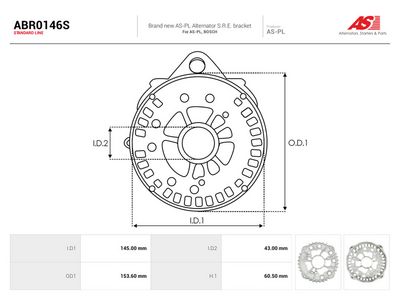 Čepička, generátor AS-PL ABR0146S