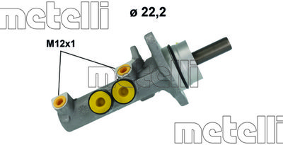 Главный тормозной цилиндр METELLI 05-1258 для VW CC