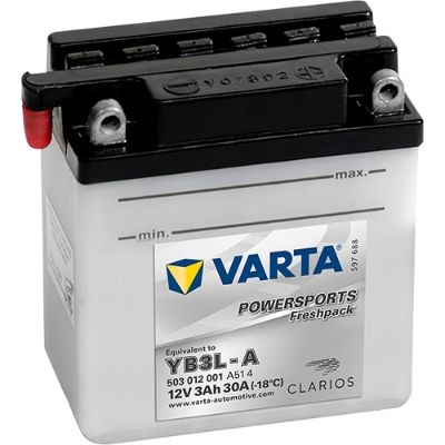 Стартерная аккумуляторная батарея VARTA 503012001A514 для HONDA NSR