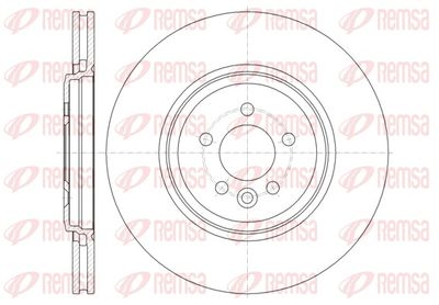 Tarcza hamulcowa REMSA 61382.10
