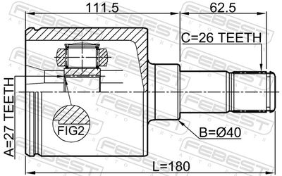 Joint Kit, drive shaft 2111-KUGALH