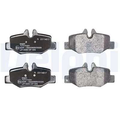 Brake Pad Set, disc brake LP1939