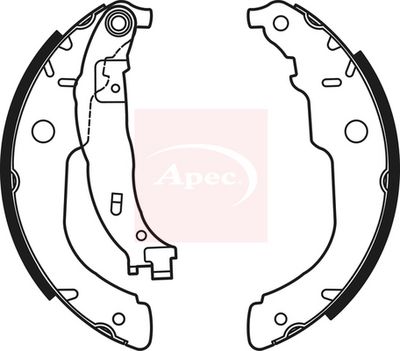 APEC Brake Shoe Set SHU711