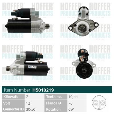Startér HOFFER H5010219G