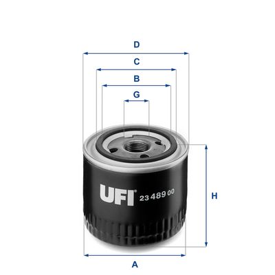 Масляный фильтр UFI 23.489.00 для UAZ PATRIOT