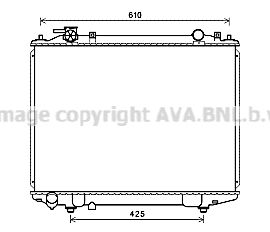 Радиатор, охлаждение двигателя AVA QUALITY COOLING MZ2258 для MAZDA BT-50