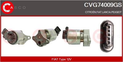 SUPAPA EGR CASCO CVG74009GS