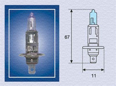 Bec, far faza lunga MAGNETI MARELLI 002601100000