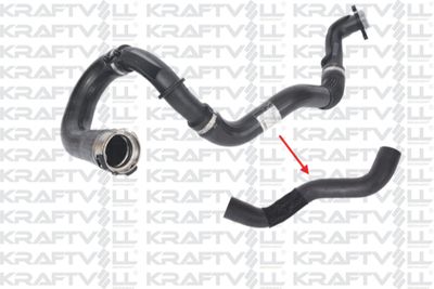 Трубка нагнетаемого воздуха KRAFTVOLL GERMANY 10031214 для CHEVROLET AVEO
