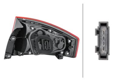 Achterlicht Links (extern, P21/5W/P21W, kleur indicator wit, kleur van het glas red) past: SEAT TOLEDO IV, TOLEDO IV KG3 07.12-12.18
