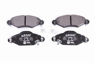 Комплект тормозных колодок, дисковый тормоз HELLA 8DB 355 010-791 для TOYOTA YARIS
