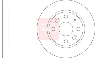 APEC Brake Disc DSK304