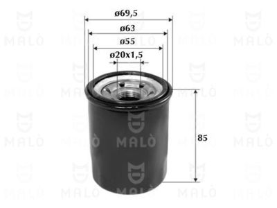 Масляный фильтр AKRON-MALÒ 1510040 для GREAT WALL COOLBEAR