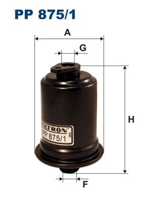 Топливный фильтр FILTRON PP 875/1 для HYUNDAI COUPE